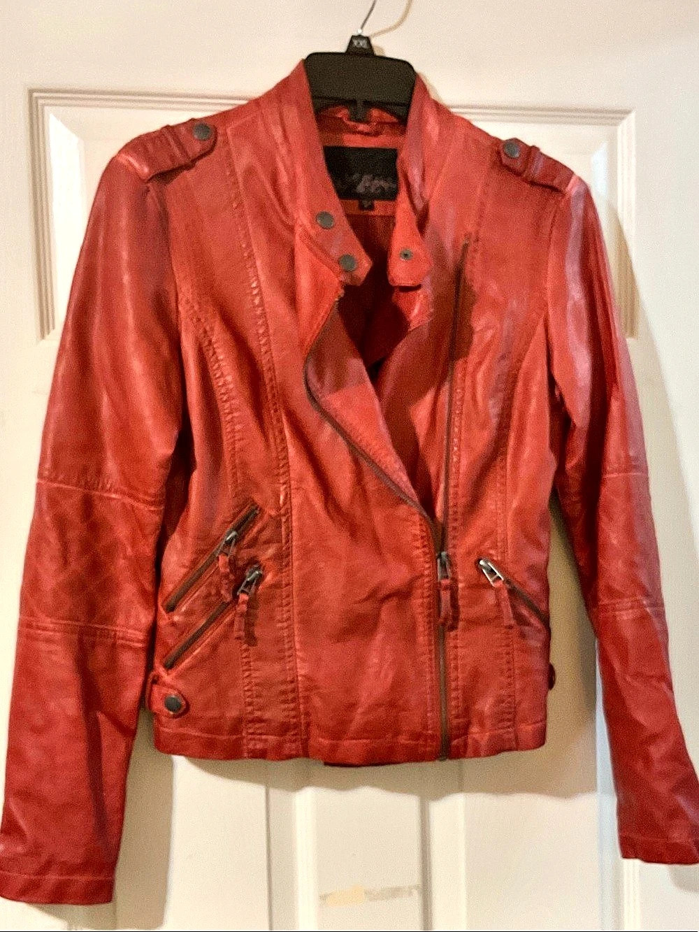 Daytrip Red Moto Jacket